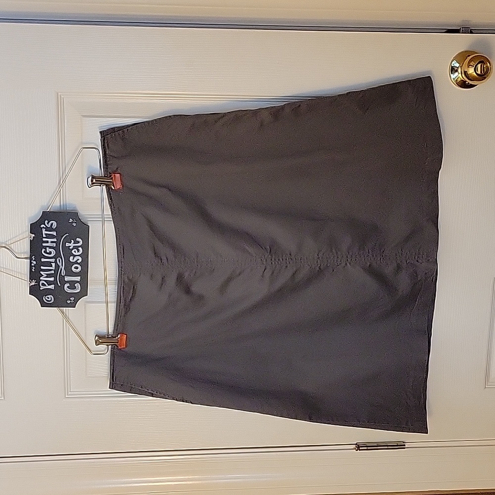 New York & Company Stretch Skirt 18 Gray